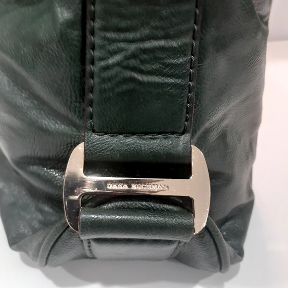 Dana Bachman hunter green and gold satchel - Picture 9 of 13